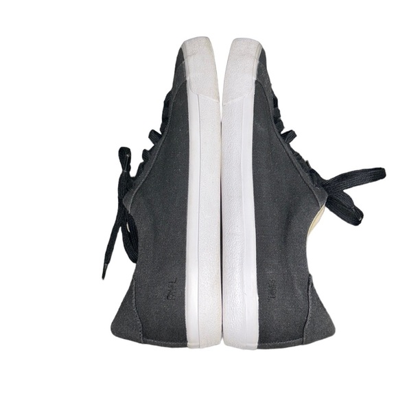 Madewell‎ | Sidewalk Low-Top Sneakers Black Canvas W:9 M:7.5 - Picture 7 of 11